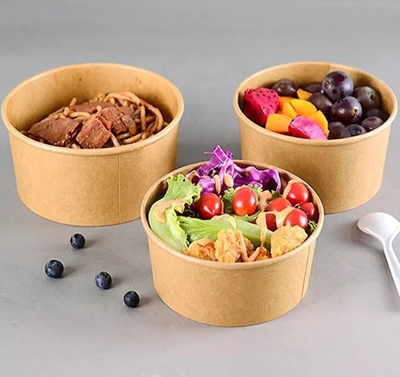 Kraft Paper Bowls / 15x6cm / 750ml /50pc
