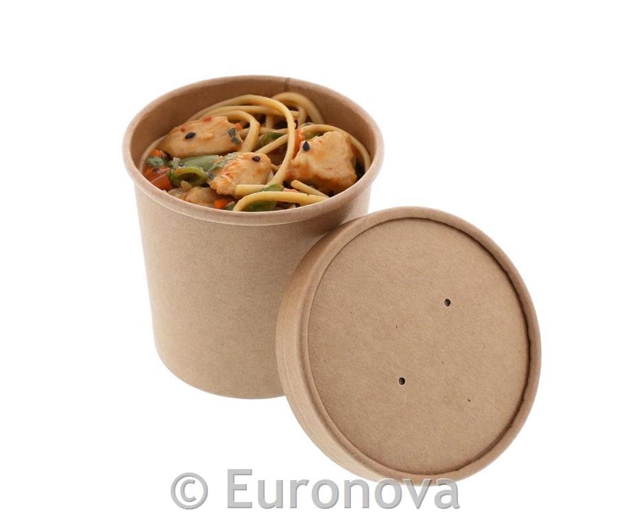 Kraft Paper Cup / 10x11.5cm /600ml/25pcs