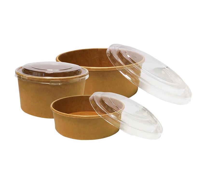 Kraft Paper Bowls / 15x7cm /1000ml /50pc