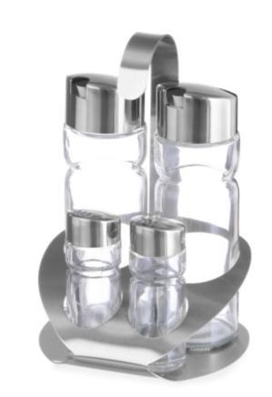 Condiment set / 4-piece / 19 cm