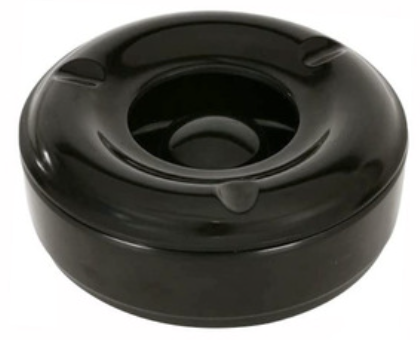 Ashtray / 10 cm / windproof / plastic