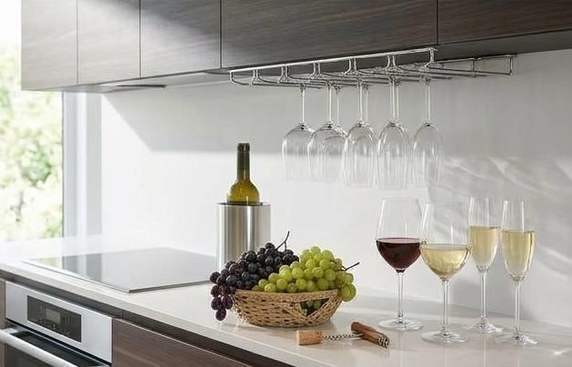 Glass Hanger Rack / 32cm / Ceiling /6Way