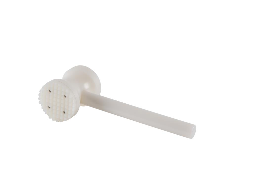 Meat Mallet / 10 x 12 x 35 cm / White