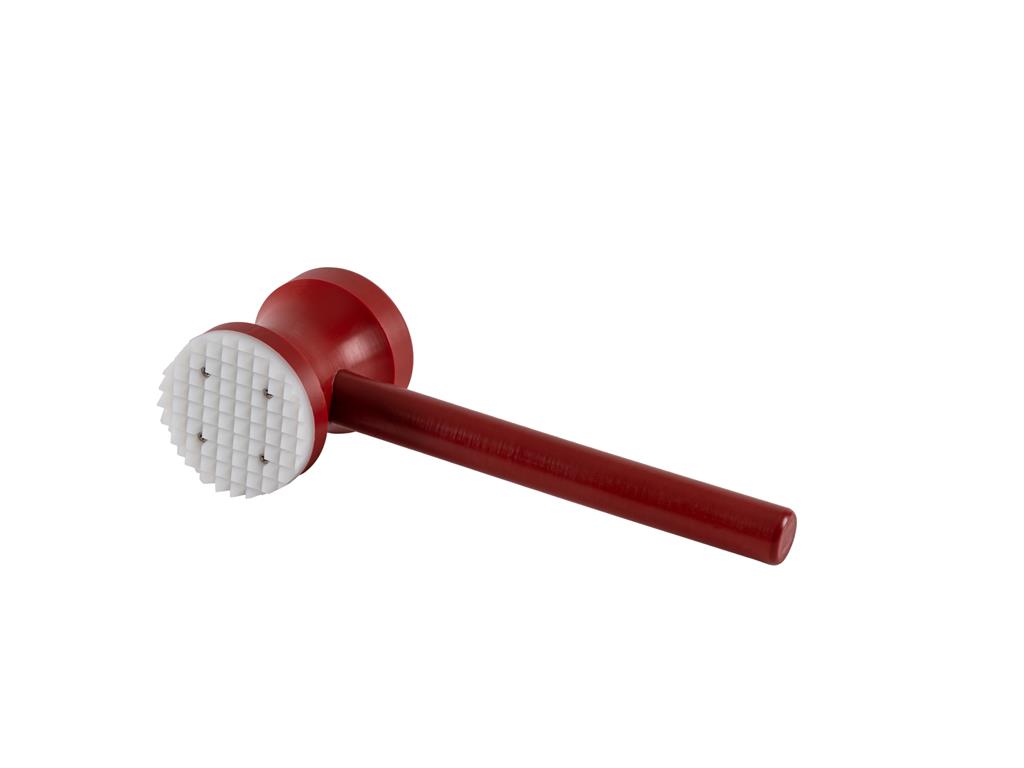 Meat Mallet / 10 x 12 x 35 cm / red