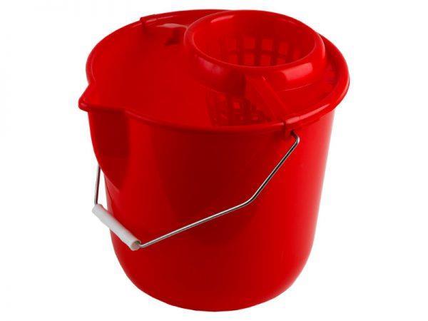 Round bucket with wringer / 12L / 1pcs