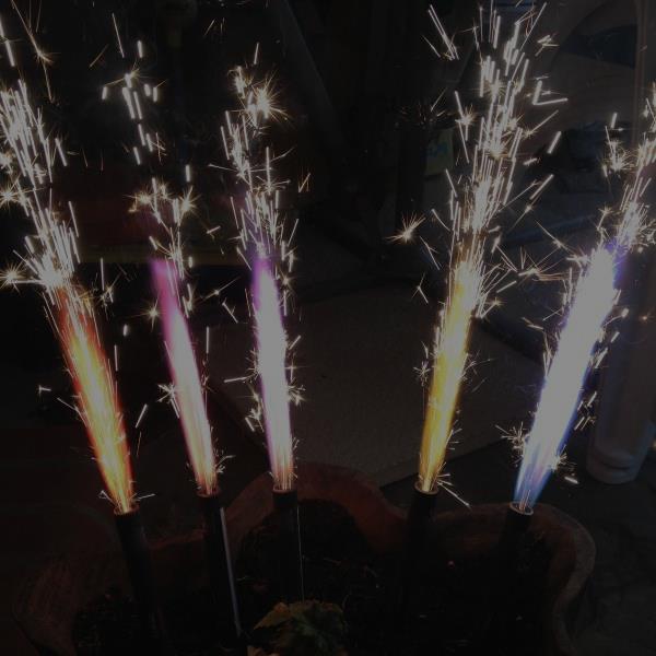 Fireworks Fountain For Cake / 12cm /4pcs