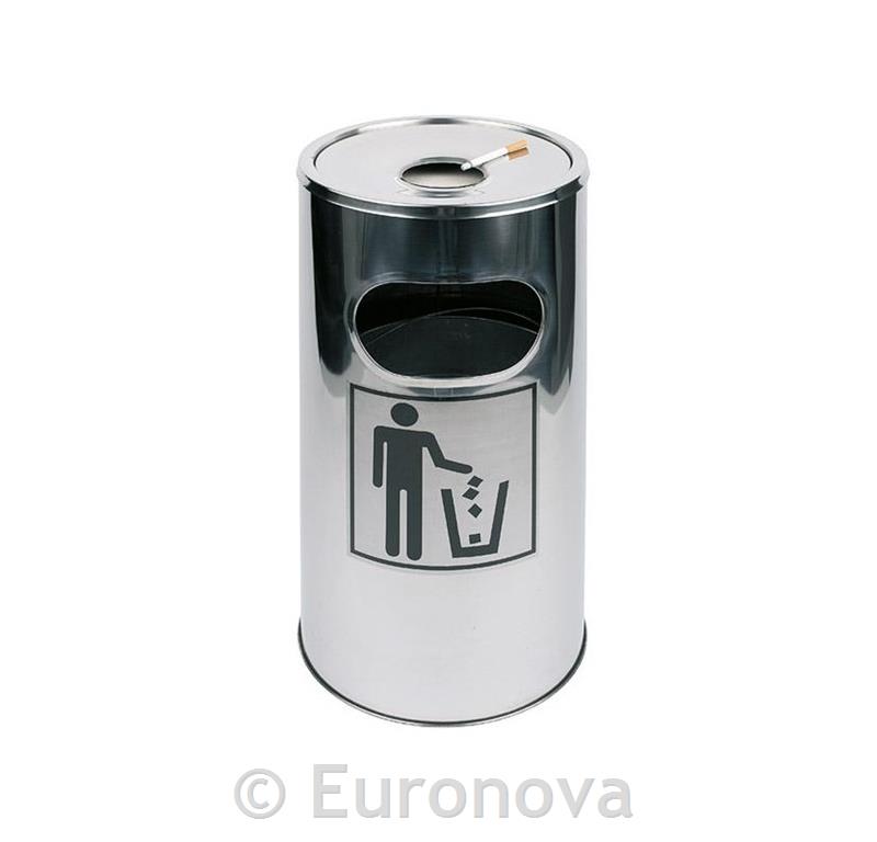 Litter Bin & Ashtray / Standing / 60cm
