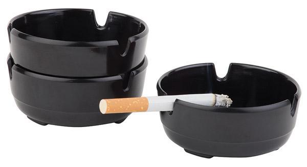 Ashtray / 8cm / Melamine / 3pcs