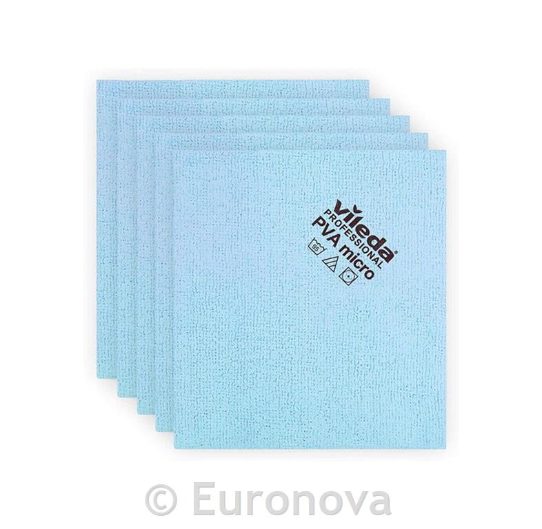 Pva Micro Cloth / Blue / 38x35cm /5pcs