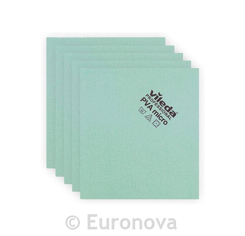 Pva Micro Cloth / Green / 38x35cm /5pcs