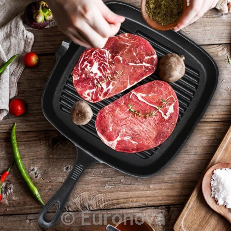 Cast Iron Pan / 22x22cm / Induction