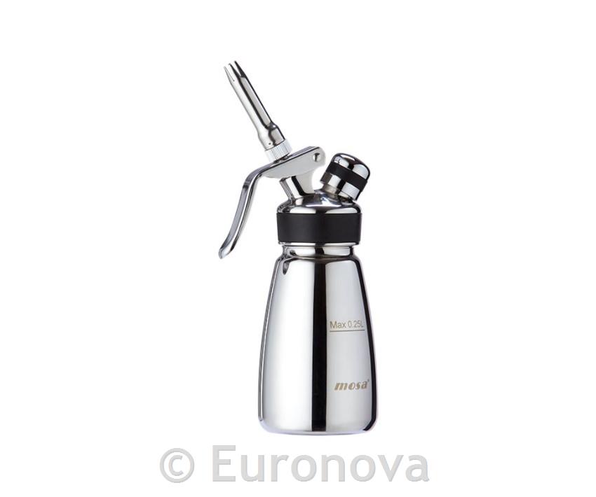 Cream Whipper 0,25L Stainless Steel Prof