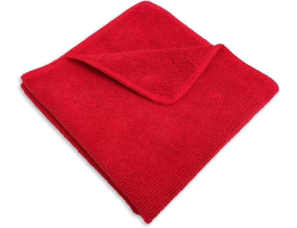 Cleaning cloth / Red / 40x40 / 20pcs