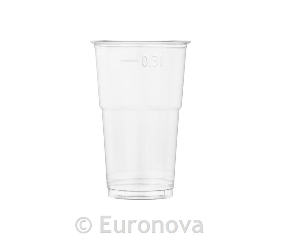 Plastic cups / rPET / 350ml / 50pcs