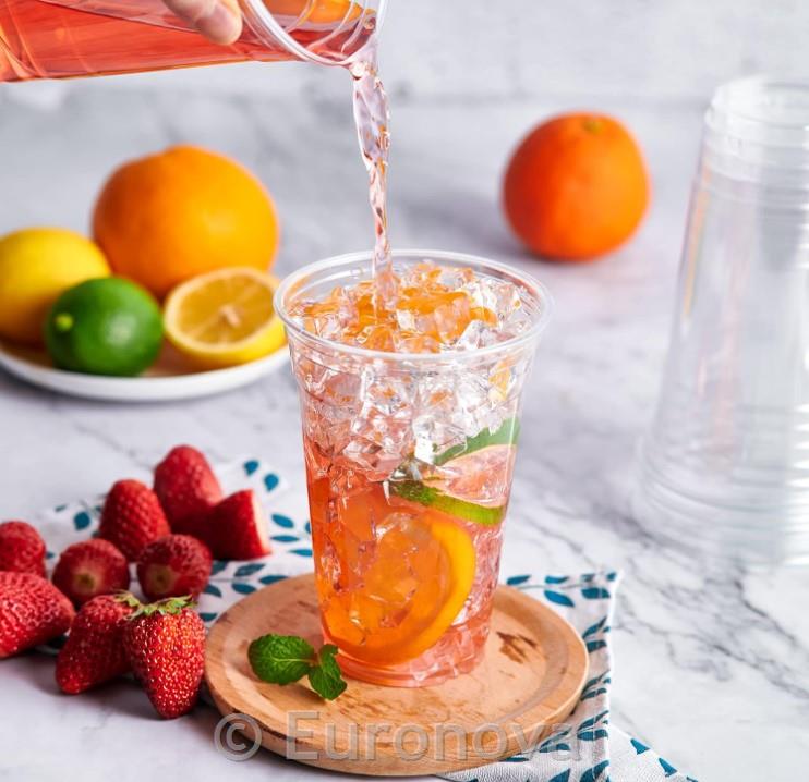 Plastic cups / rPET / 350ml / 50pcs