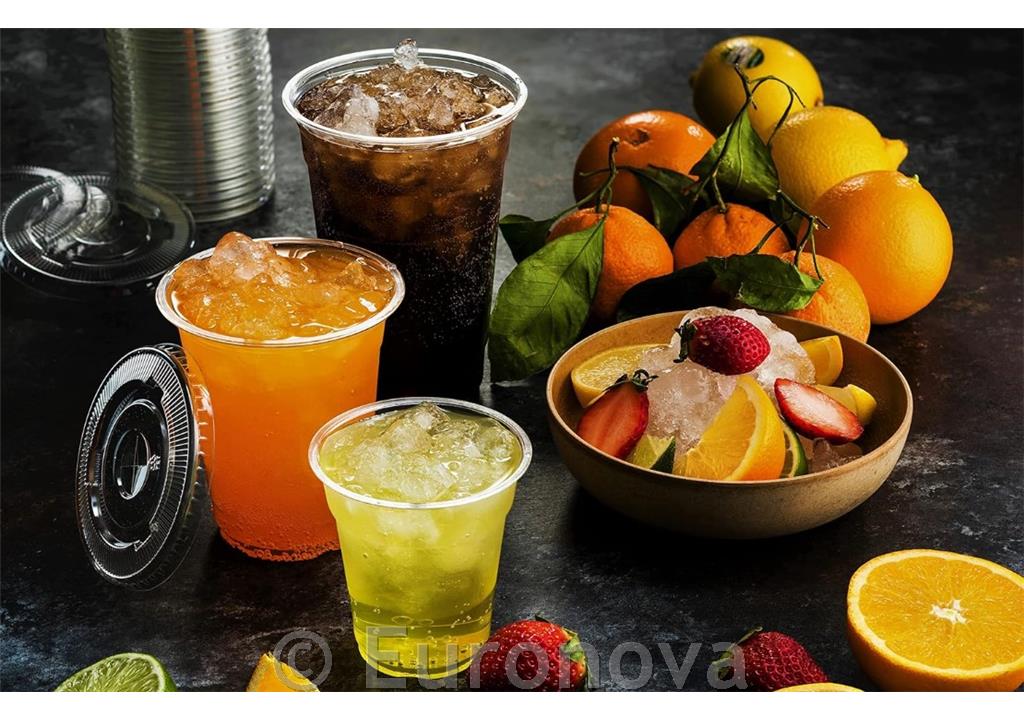 Plastic cups / rPET / 350ml / 50pcs