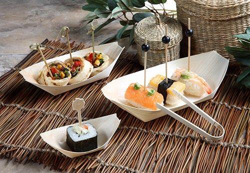 Wooden Fingerfood Boat / 7cm / 100pcs