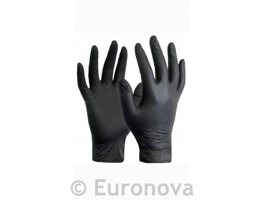 Nitril Gloves / Black / S / 100pcs