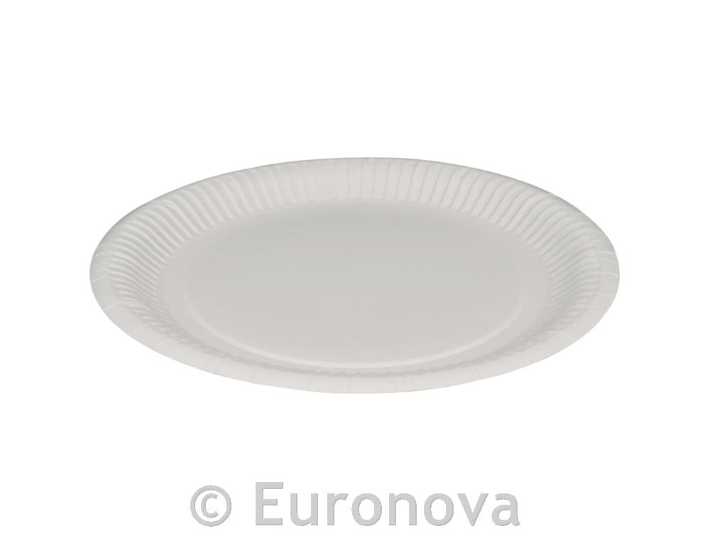 Paper Plates / Round / 23cm / 100pcs