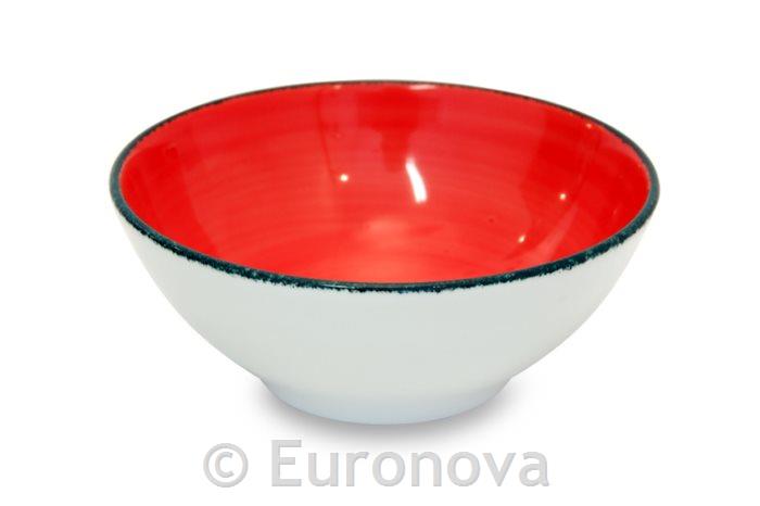 Corall red bowl / 21 cm / 1 piece