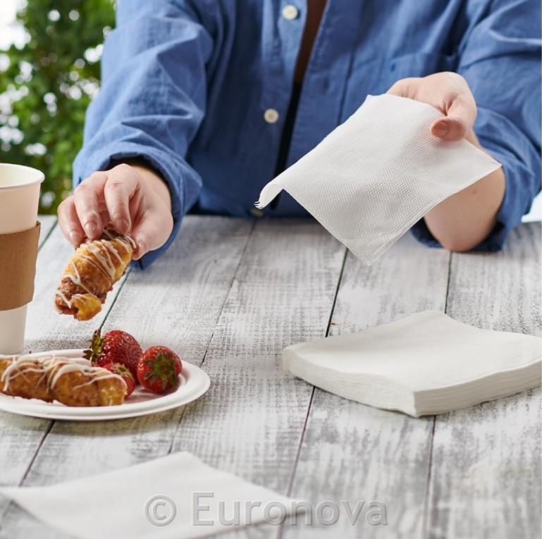Napkins /1ply/ 24x24cm /White/ 100pcs