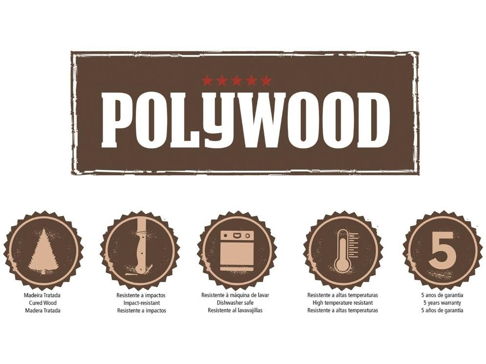 Polywood Fork / 20cm / 6pcs