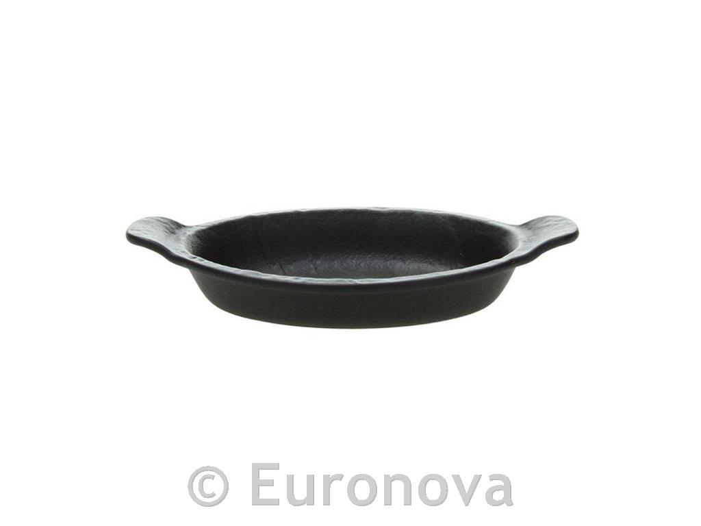 Oval Baking Tray / 23x12cm / Black