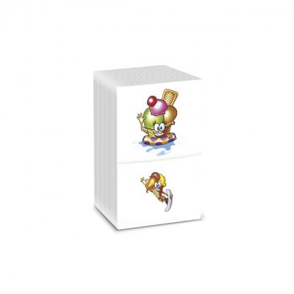Dispenser Napkins /17x17cm/Ice/ 2000pcs