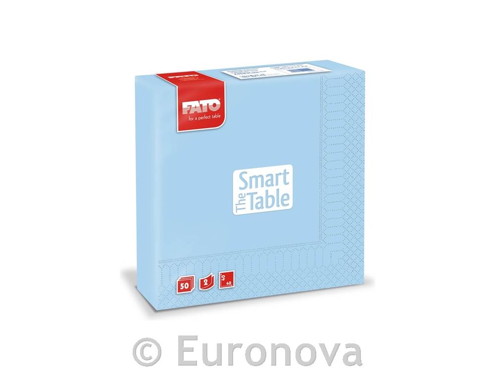 Napkins /2ply/ 40x40cm/L.Blue/ 50pcs