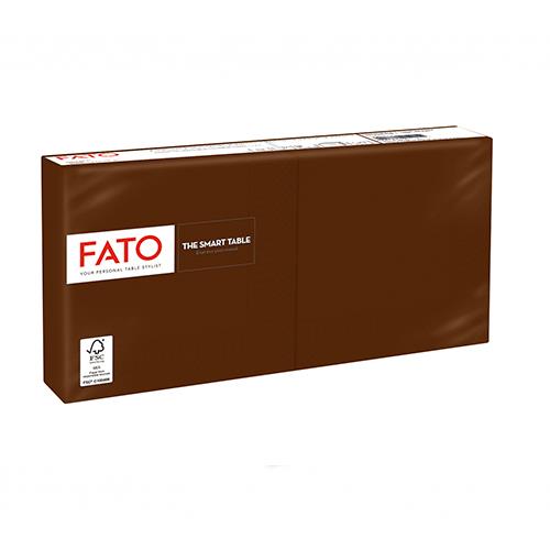 Napkins /2ply/ 25x25cm /Brown/ 100pcs