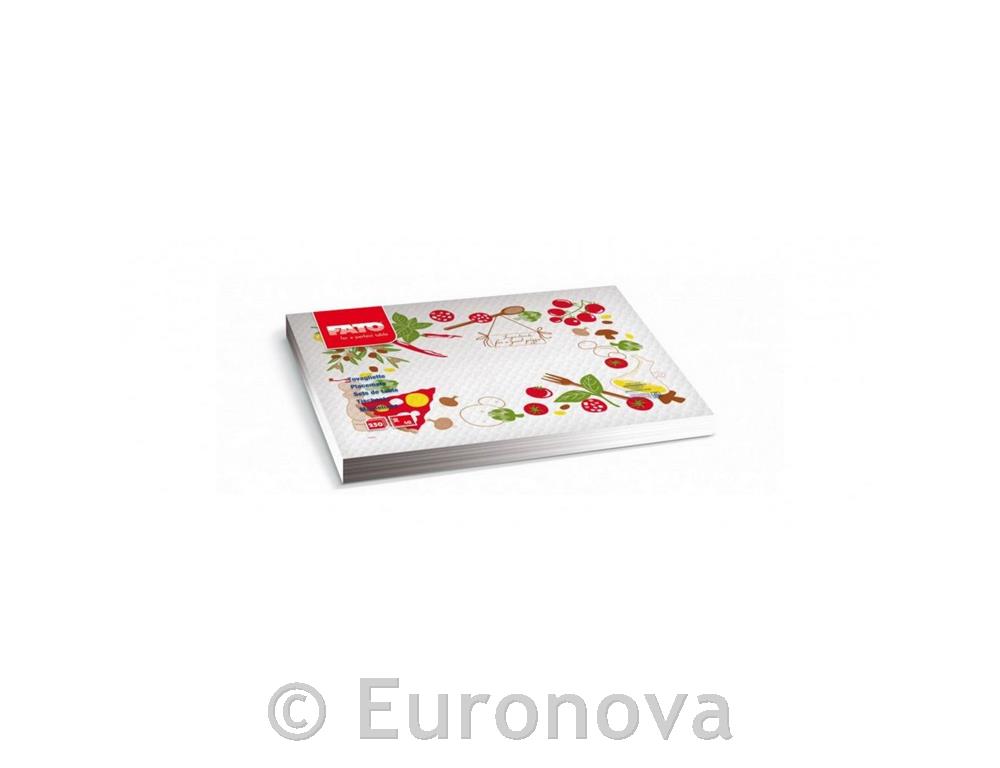 Paper Placemats /40x30cm/Pizza/ 250pcs