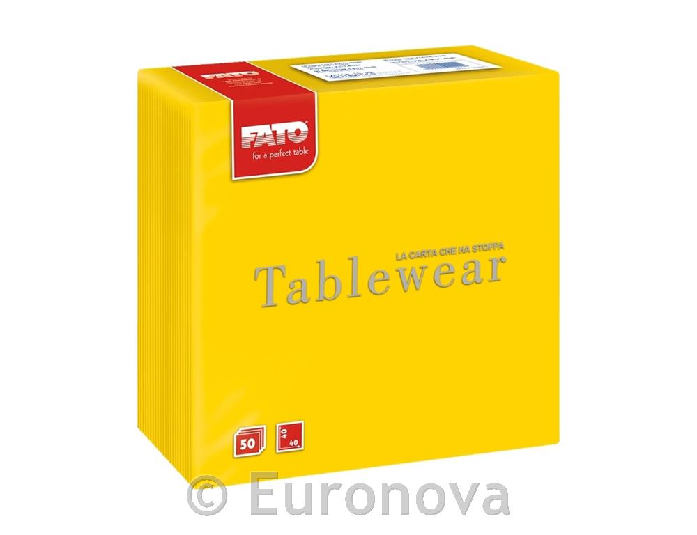 Napkins Airlaid /40x40cm /Yellow/ 50pcs