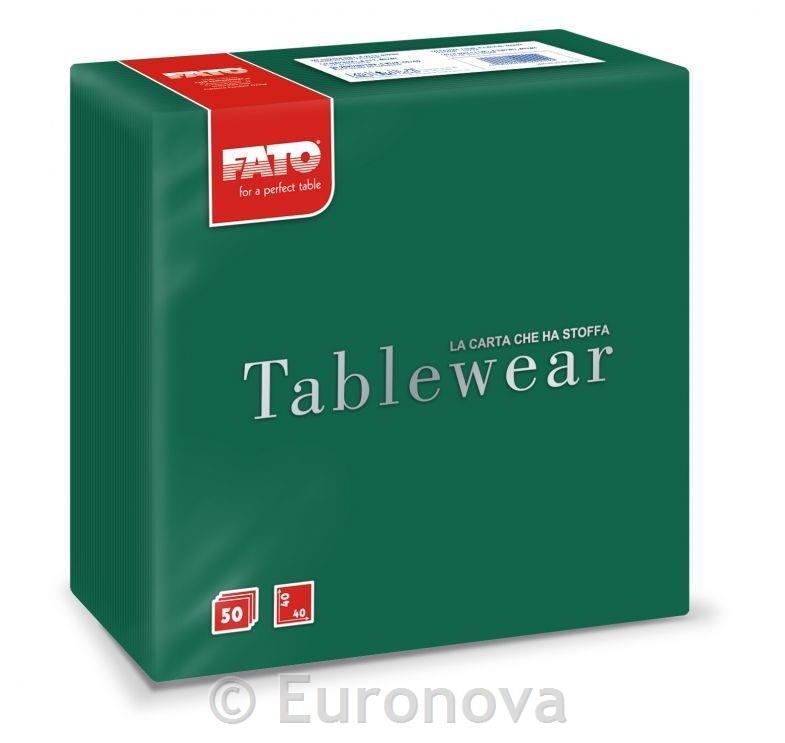 Napkins Airlaid /40x40cm /D.Green/ 50pcs