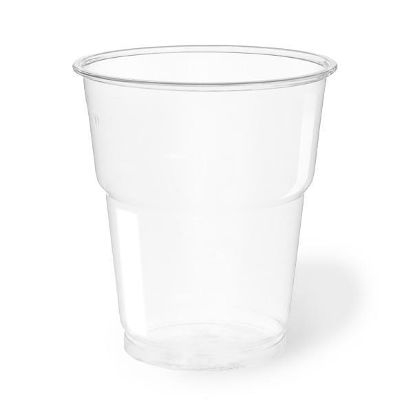 Plastic cups / rPET / 250ml / 50pcs / CE