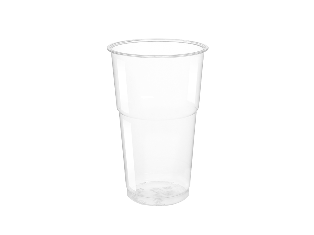 Plastic cups / rPET / 350ml / 50pcs / CE