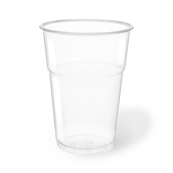Plastic cups / rPET / 400ml / 50pcs