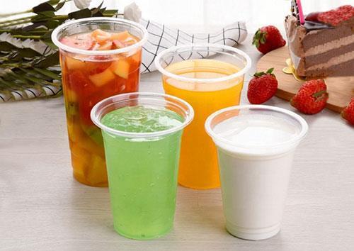 Plastic cups / rPET / 400ml / 50pcs