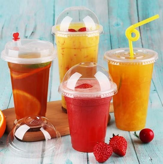 Plastic cups / rPET / 400ml / 50pcs