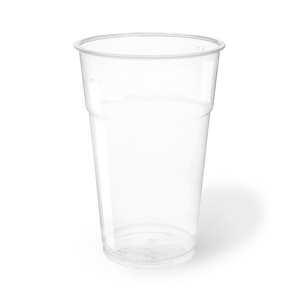 Plastic cups / rPET / 630ml / 50pcs / CE