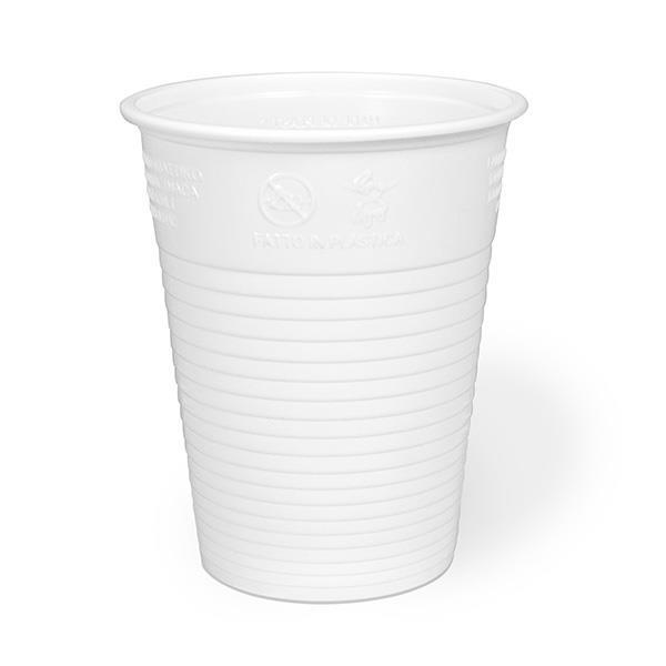 Plastic Cups / PS / 200ml / 100pcs / whi