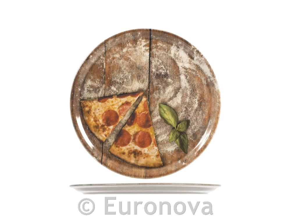 Pizza Plate Napoli / 33cm / Flour / 6pcs