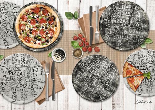 Pizza Plate Napoli / 33cm / Italic/ 6pcs