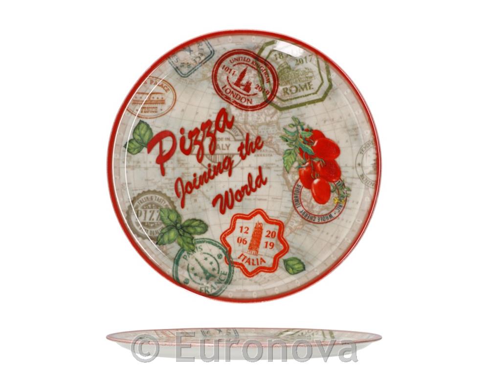 Pizza Plate Napoli / 33cm / Charma / 6Pc