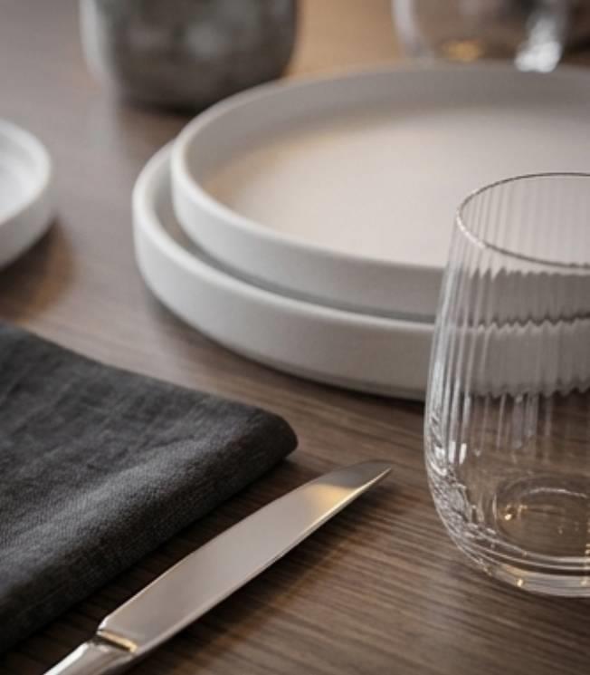 Oslo nordic dinner plate / 20cm / 6pcs