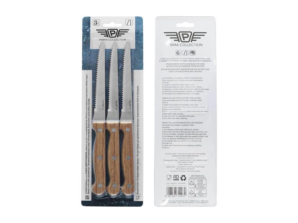 Prima Steak & Pizza Knife / 22cm / 6pcs