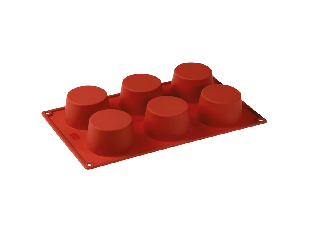 Silicone Mold Muffin / 6x / 70x40mm