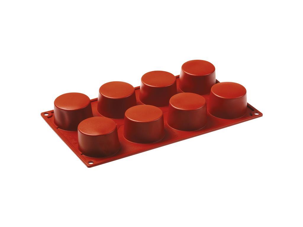 Silicone Baking Mould Cylinder / 8x / 60