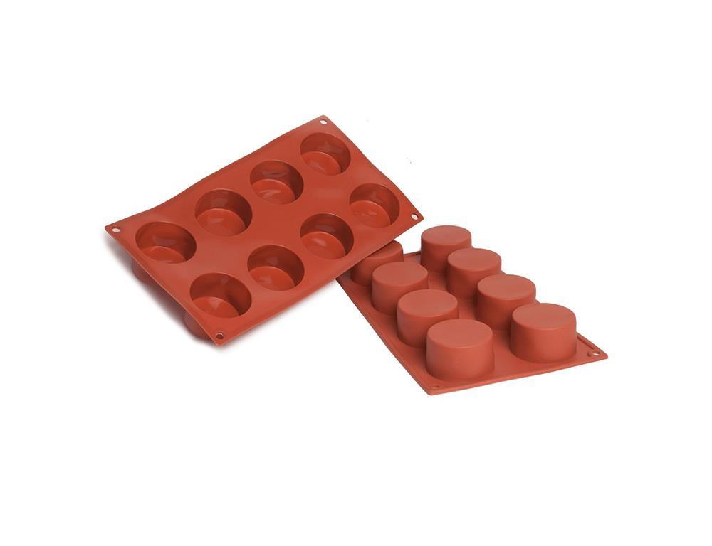 Silicone Baking Mould Cylinder / 8x / 60
