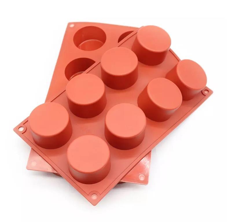 Silicone Baking Mould Cylinder / 8x / 60