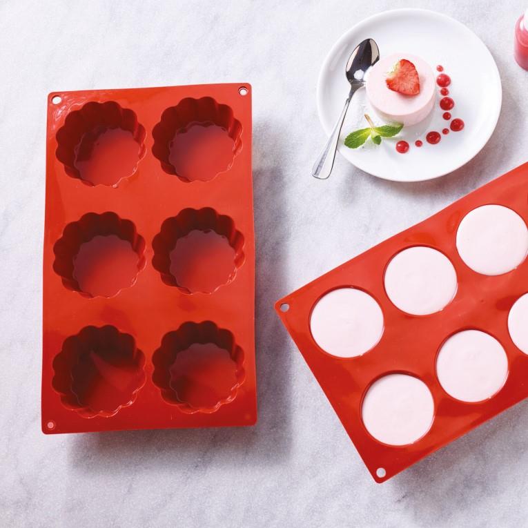 Silicone Mold Panna Cotta / 6x / 79x37mm